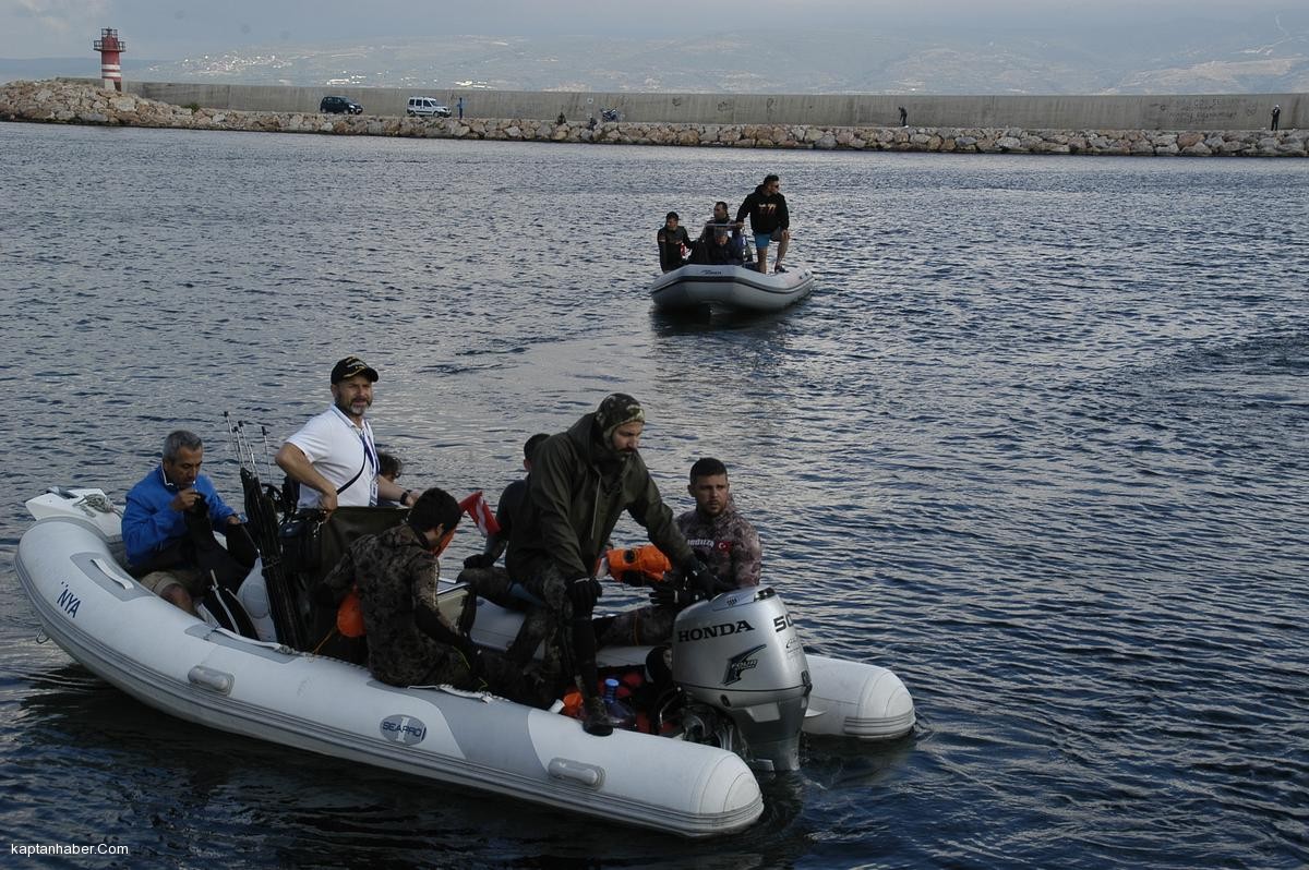 Zıpkınla Balık Avı Türkiye Şampiyonası Yapıldı